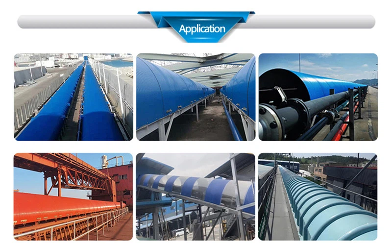 belt conveyor cover application