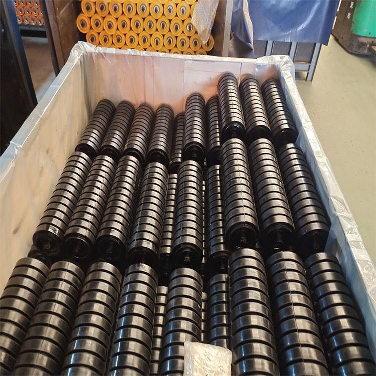 conveyor impact roller packing